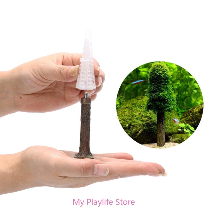 Planted Aquarium Mini - Decorazione del muschio dell'acquario supporto per