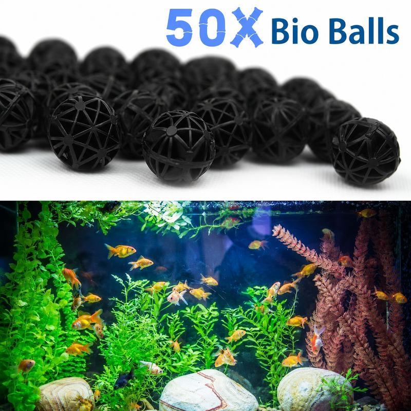 Aquarium For Planted Tank - 50 Pezzi Sfere Filtranti Bio per