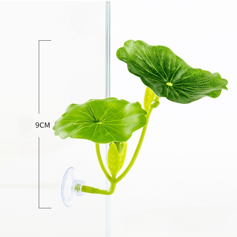 Aquarium Planted Tree - Amaca artificiale a forma di foglia
