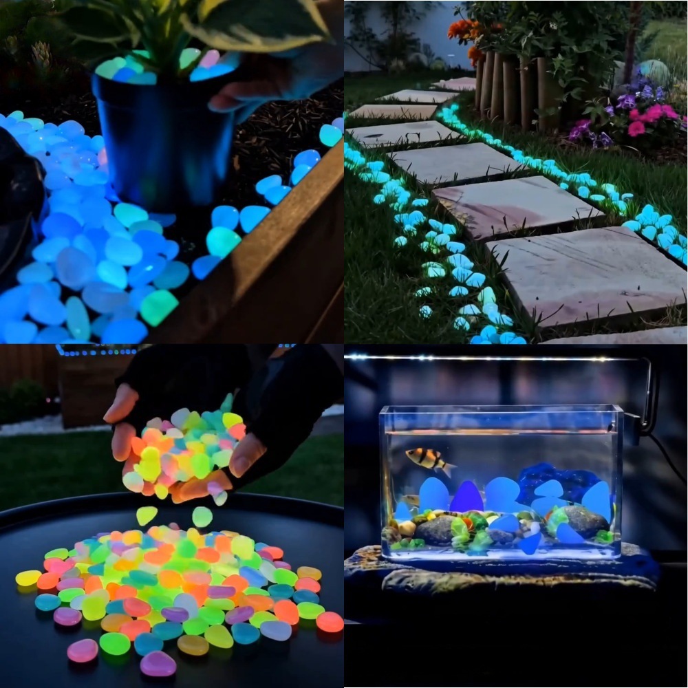Aquarium For Planted Tank - Ciottoli luminosi colorati che si illuminano
