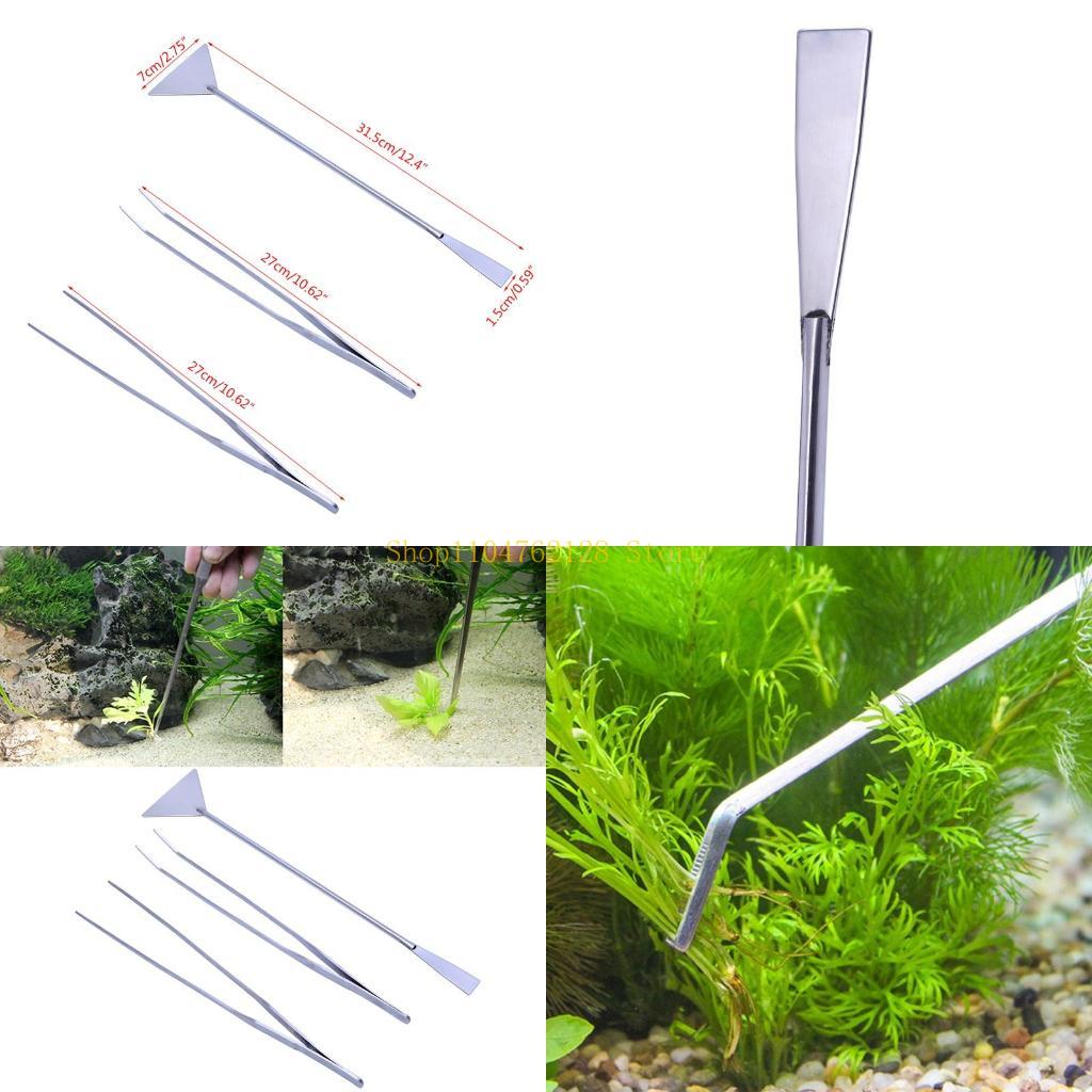Planted Aquarium Best Fish - Confezione da 3 pinzette per acquario,
