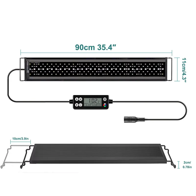 Aquarium For Planted Tank - SIROKA SRK-YFT 90 cm Luce LED