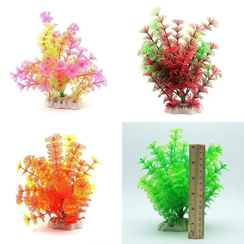 Planted Aquarium Mini - Piante Artificiali per Acquario, Alberi di
