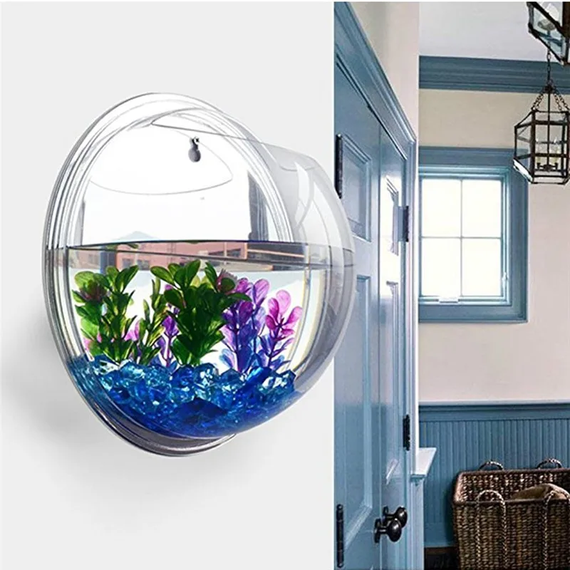 Planted Aquarium Mini - Trasparente acrilico appeso a parete acquario,