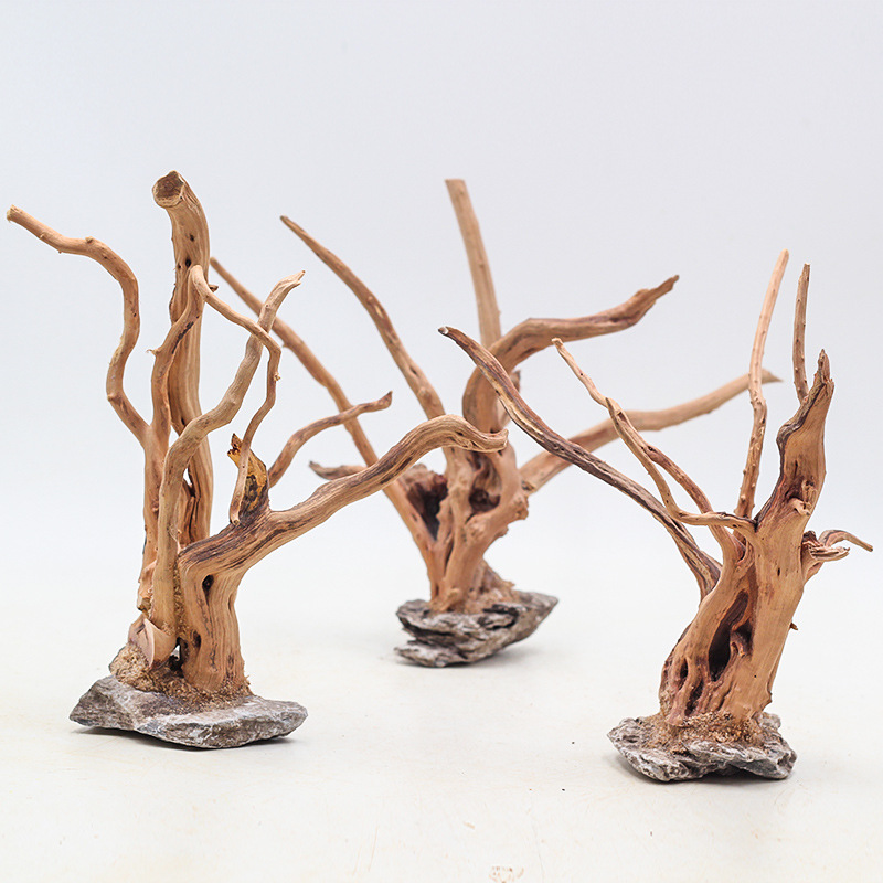 Aquarium Planted Tree - 1PC Acquario Paesaggistica Ornamenti in Legno
