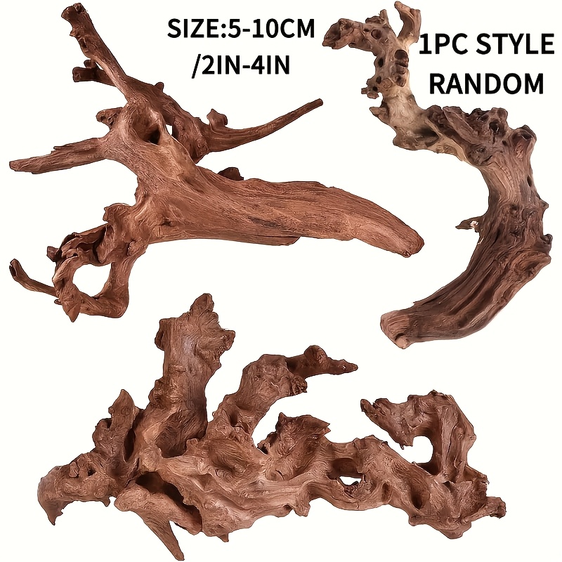 Aquarium Planted Tree - Set di 3 Decorazioni per Acquario