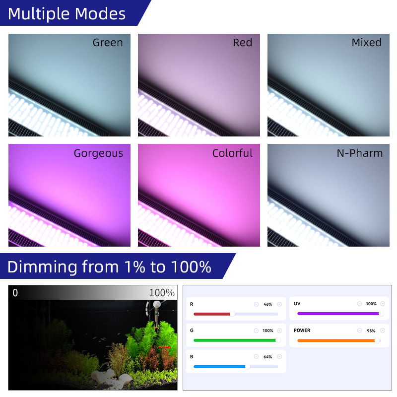 Lampada LED per acquario Week  - Planted Aquarium Hanging Light recensione e prezzo