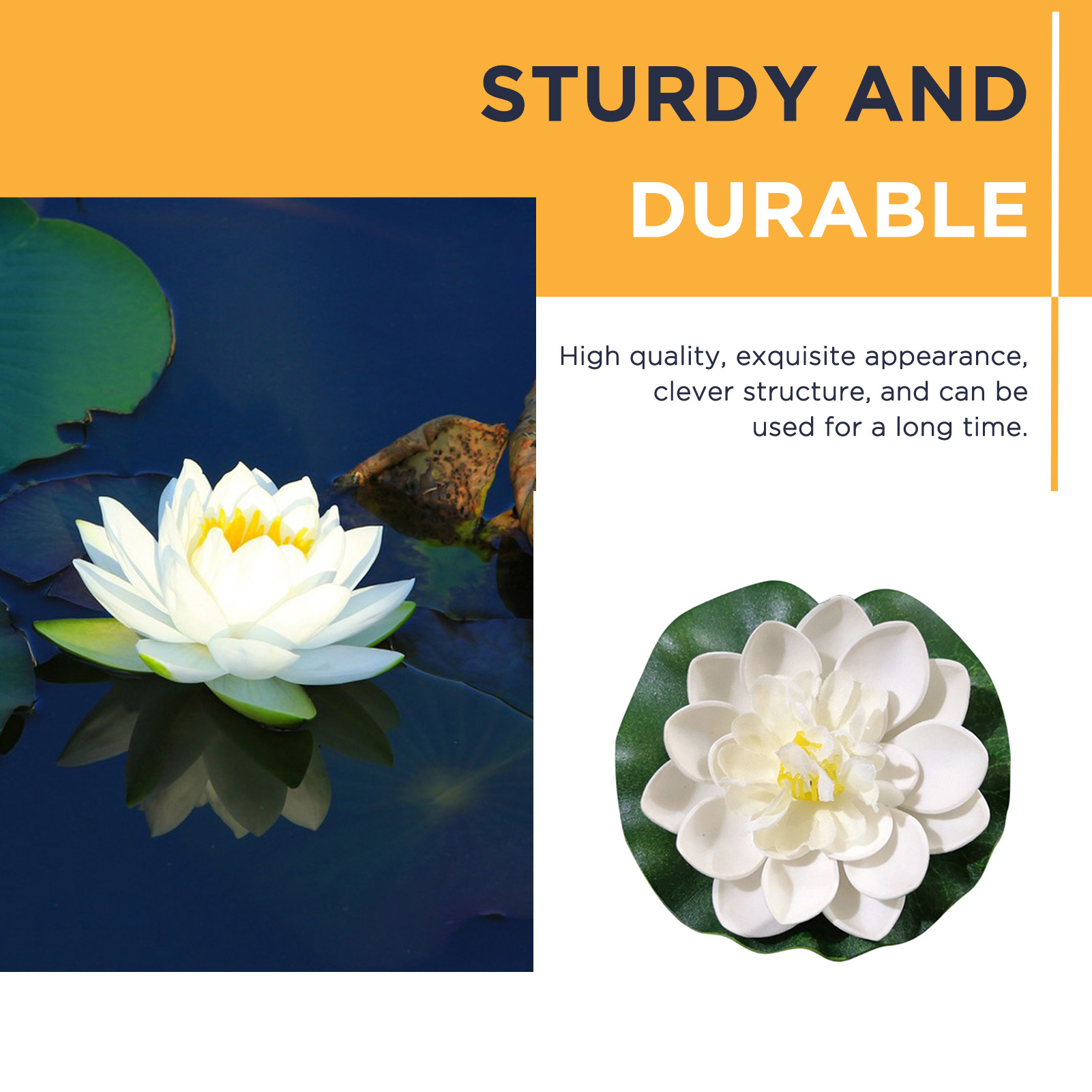 Set di 5 Fiori di Loto Artific - Aquarium Plant Design recensione e prezzo