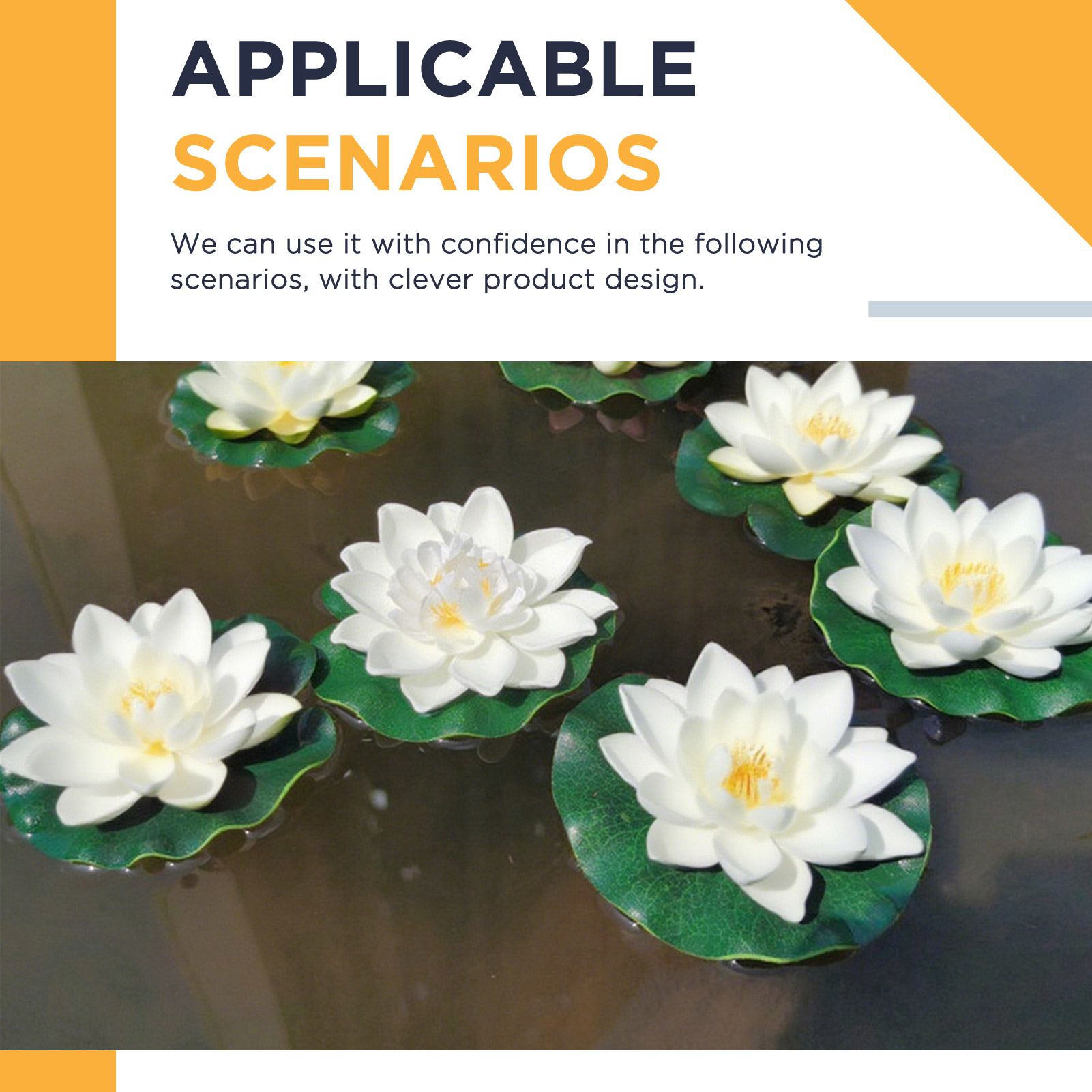 Set di 5 Fiori di Loto Artific - Aquarium Plant Design recensione e prezzo