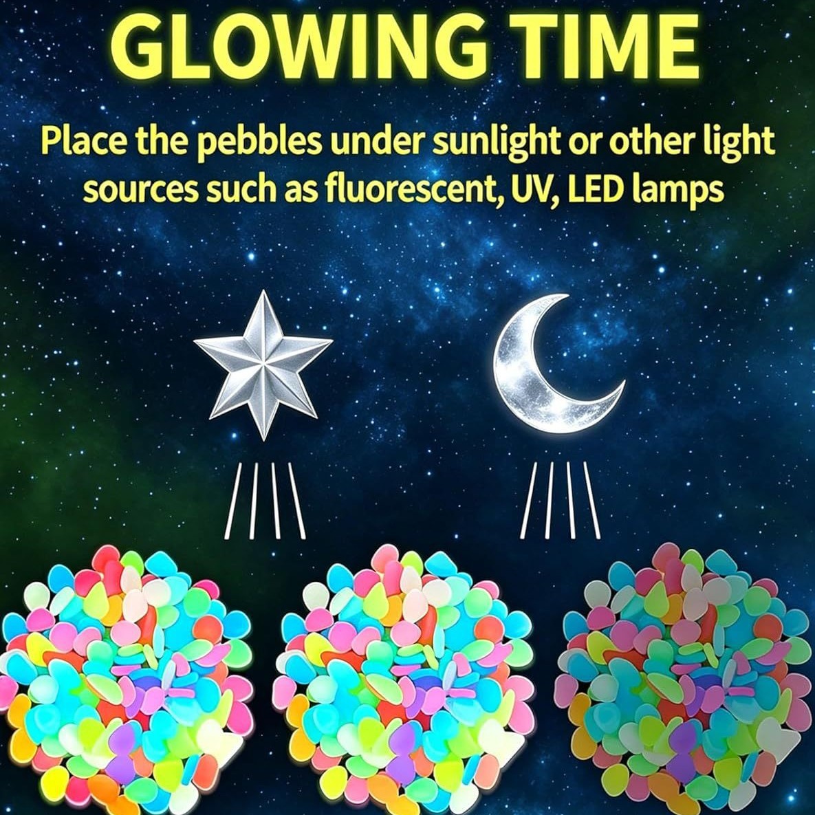 Ciottoli luminosi colorati che - Aquarium For Planted Tank recensione e prezzo
