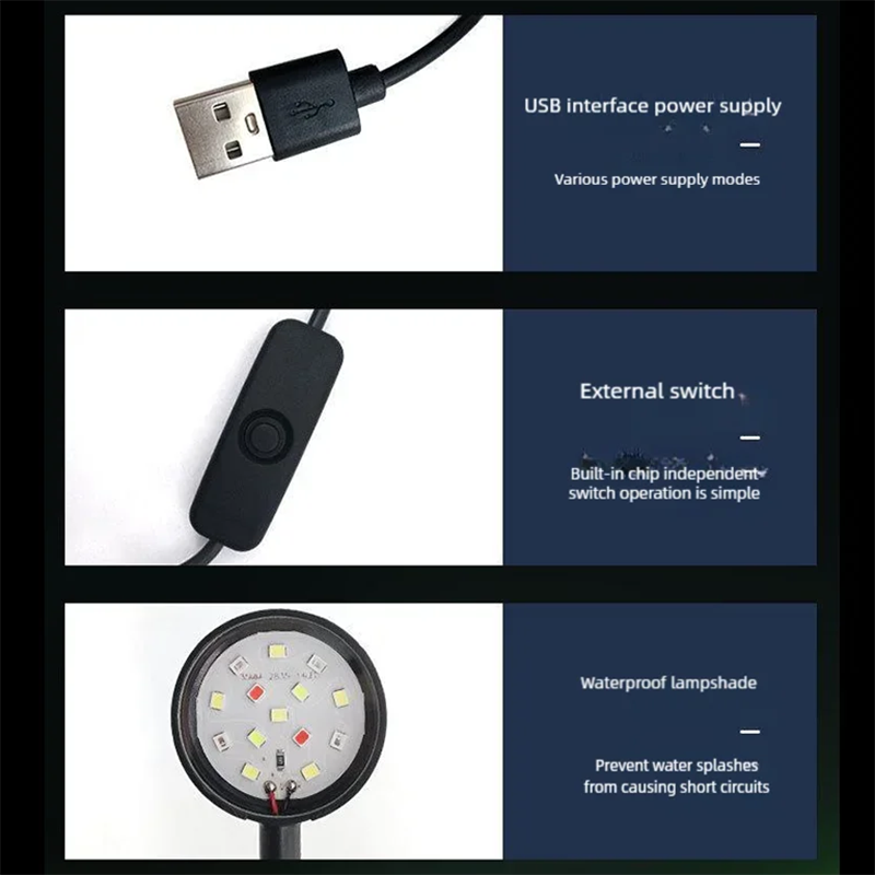 Lampada a clip USB a LED per a - Planted Aquarium Mini recensione e prezzo