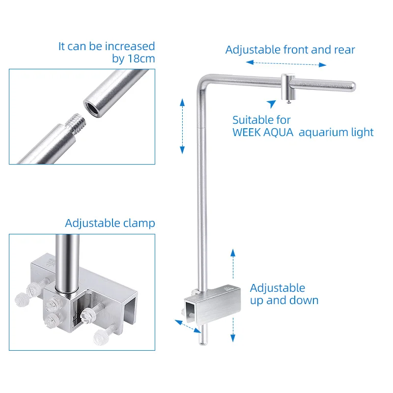 Settimana Aqua Light Stand uni - Planted Aquarium Hanging Light recensione e prezzo
